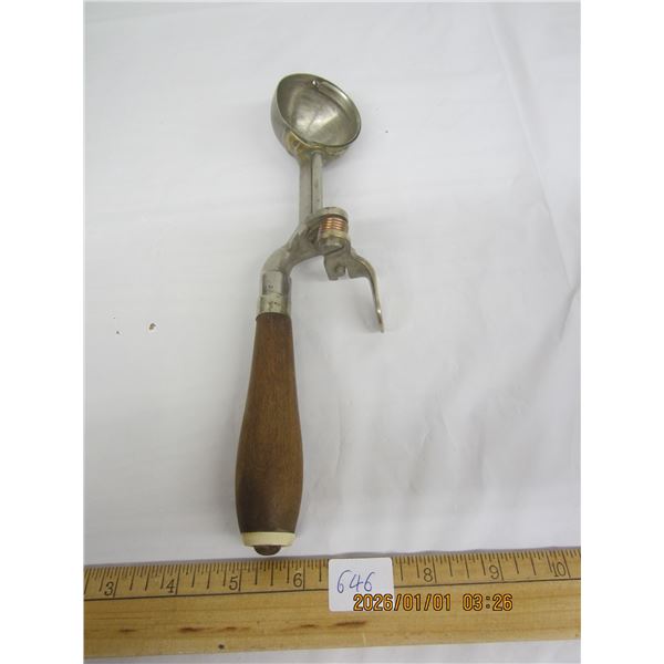 Antique Ice Cream Scoop in Good Working Order