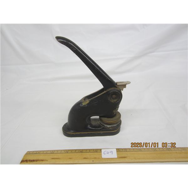 Antique Document Stamping Machine
