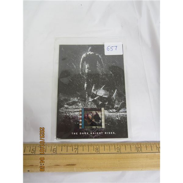 Batman the Dark Knight Rises 2012 Animation Cell with Certificate of Authenticity