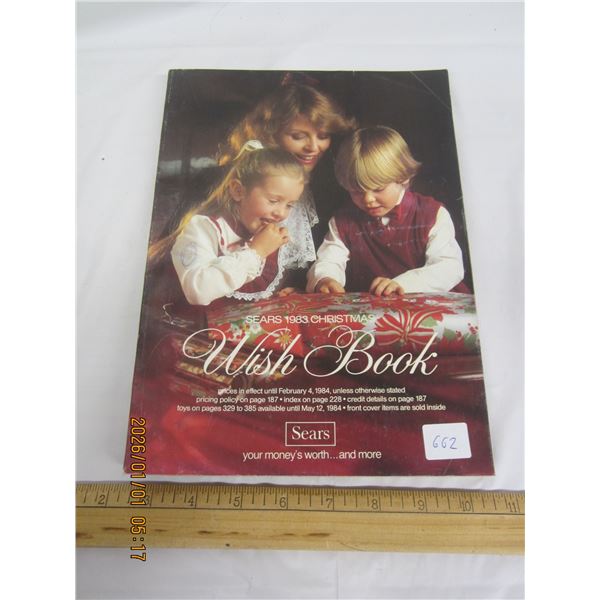 1983 Sears Christmas Wish Book Catalogue