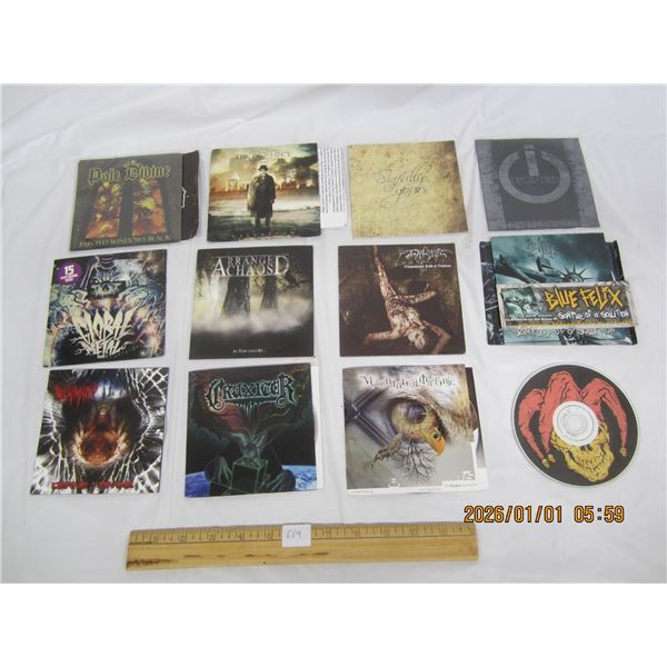 12 Heavy Metal  Promo CD'S