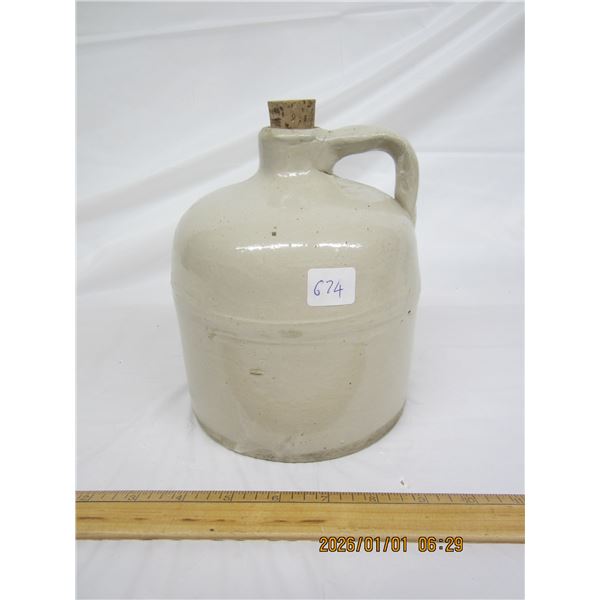Antique Whisky Crockery Jug