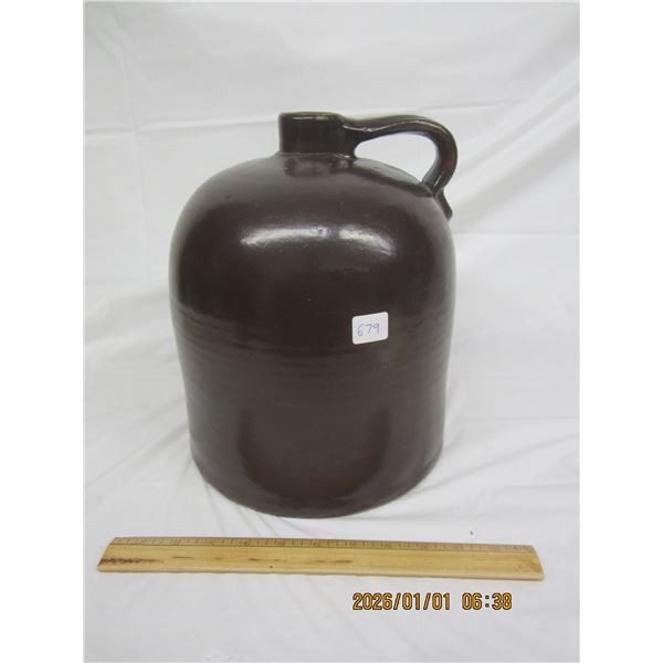 Large Antique Whisky Crockery Jug No Cracks or Chips