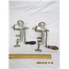 Image 1 : 2 Antique Meat Grinders in Good Shape