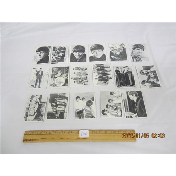 17 Vintage 1960's Beatles Cards