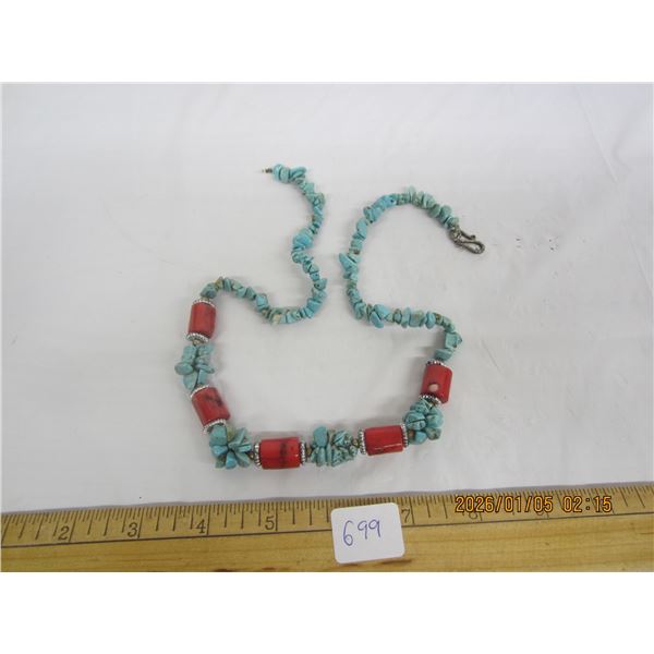 Vintage Turquoise Stone Necklace