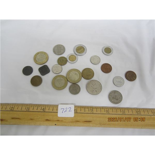 Lot of Vintage Foreign Coins