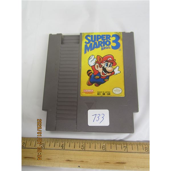Nintendo Entertainment System Super Mario 3 Cartridge