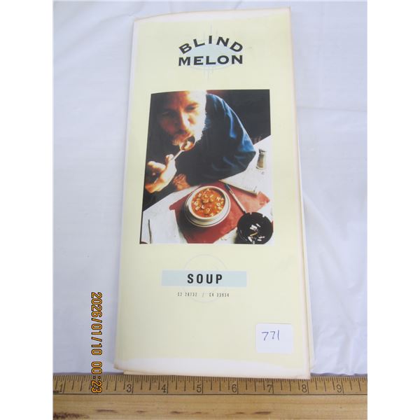 Rare Blind Melon Soup Original Menu CD Case with a Sealed CD