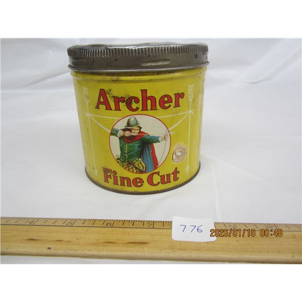 Ultra Rare Archer Fine Cut Tobacco Can