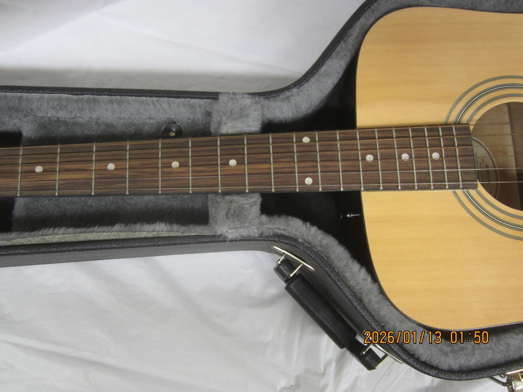 Vintage Fender Guitar Acoustic FH-100 with Case Very Good Condition ...