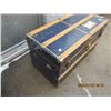 Image 3 : Antique Blue Steamer Trunk
