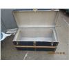 Image 6 : Antique Blue Steamer Trunk
