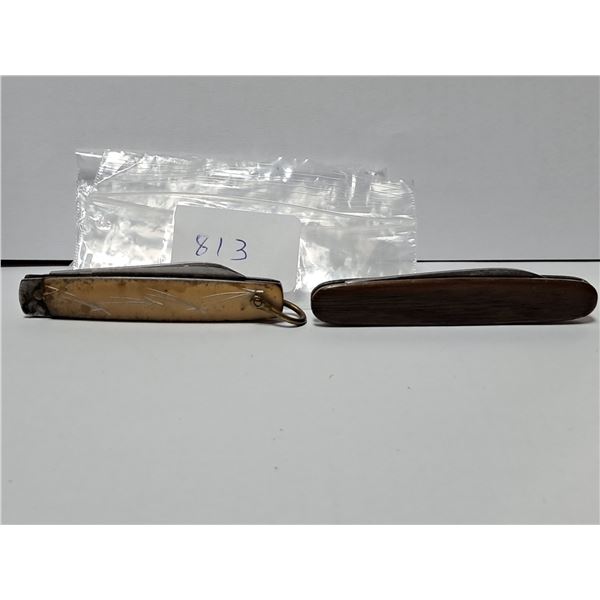 miscellaneous stainless steel pocket knife