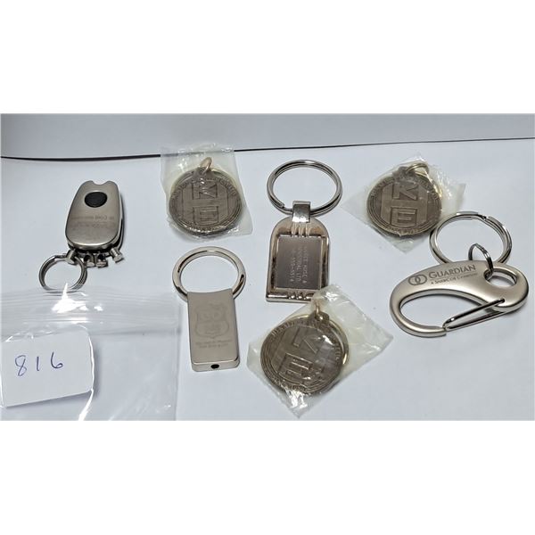 miscellaneous key chains,