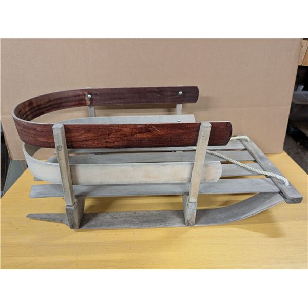 Vintage wood sled- 26"