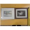 Image 2 : 2 paintings in frames- with about the artist