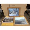Image 1 : 3 wildlife paintings