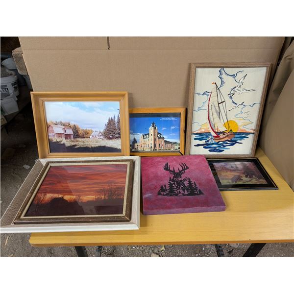 Lot of misc prints, paintings