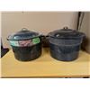 Image 1 : 2 easy clean porcelain cooking pots