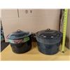 Image 2 : 2 easy clean porcelain cooking pots
