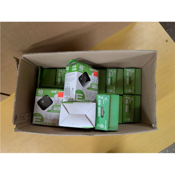 Box of light bulbs- 40 watts