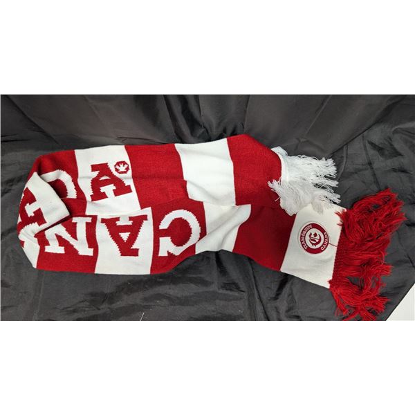 Canadian Hudson's Bay "CANADA" Scarf From Canadian Winter Olympic Games