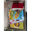 Image 5 : (2) Vintage Suitcases w/ Travel Books, Cook Books, and etc.