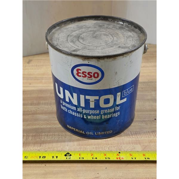 Esso grease tin- empty