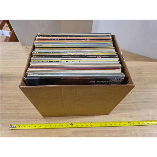 Lot of vinyl country and western records