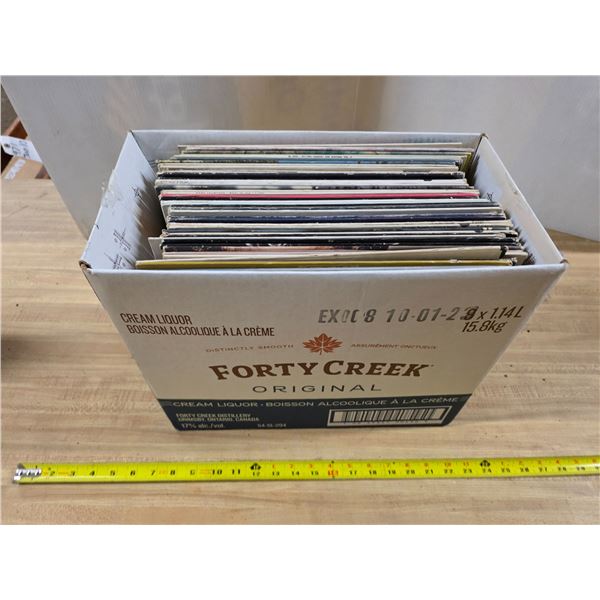 Lot of vinyl country and western records