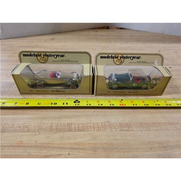 2 Yesteryear diecast cars- sealed