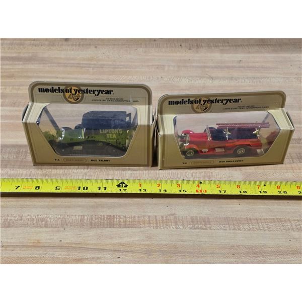 2 Yesteryear diecast cars- sealed