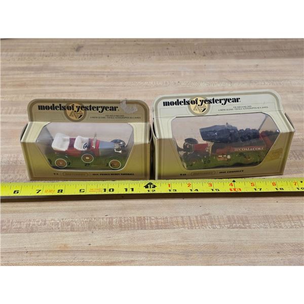 2 Yesteryear diecast cars- sealed