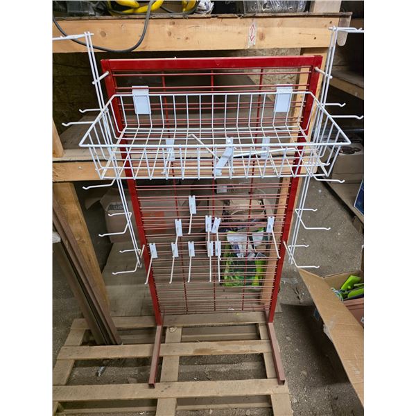 Metal merchandise rack- 26" by 57"H
