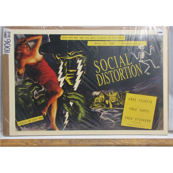 Social Distortion Concert Poster