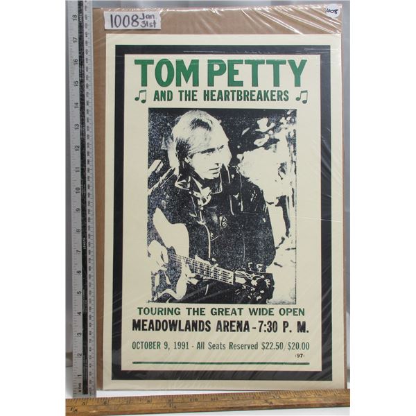 Tom Petty Concert Poster