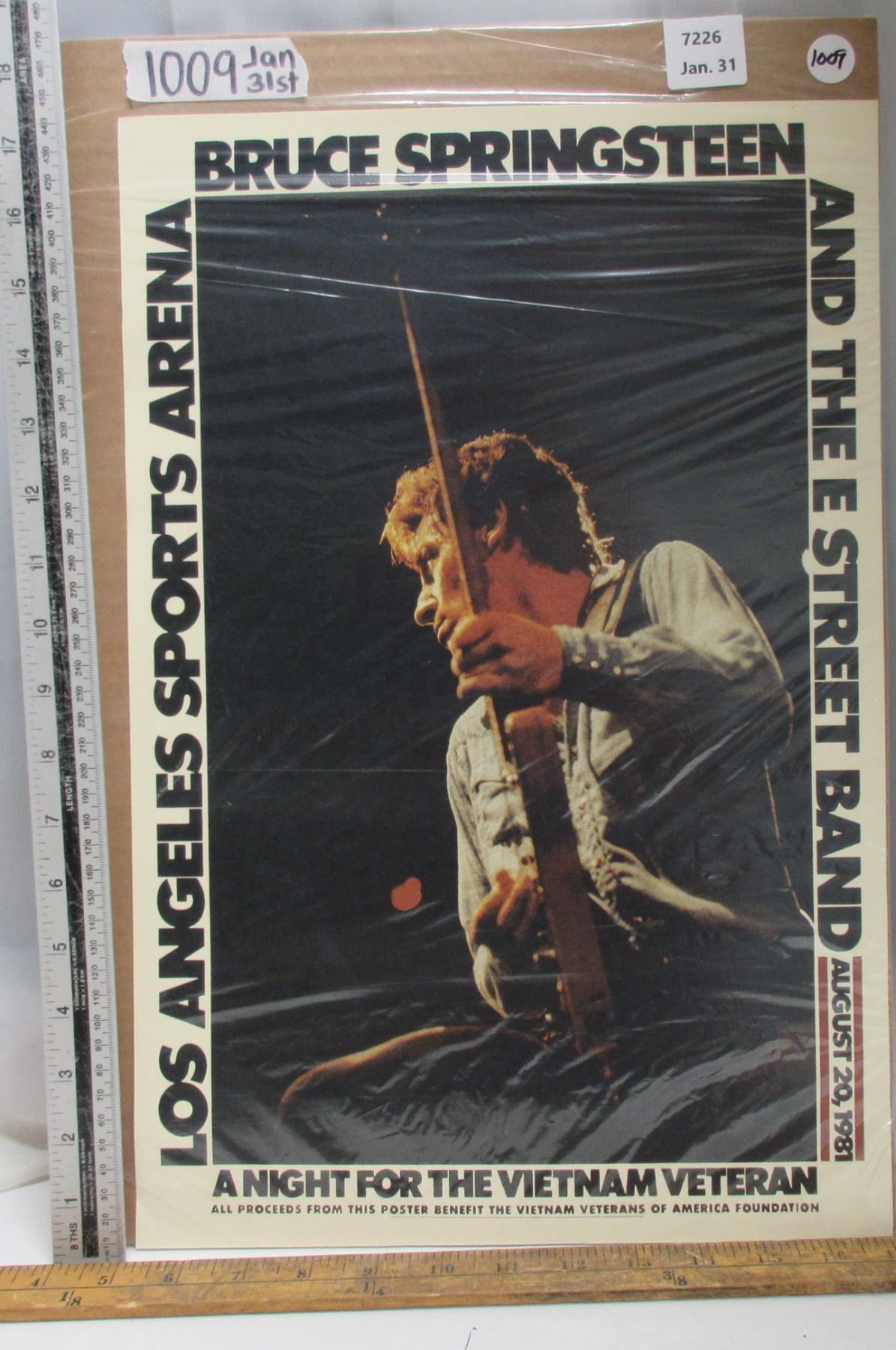 Bruce Springsteen Concert Poster - Schmalz Auctions