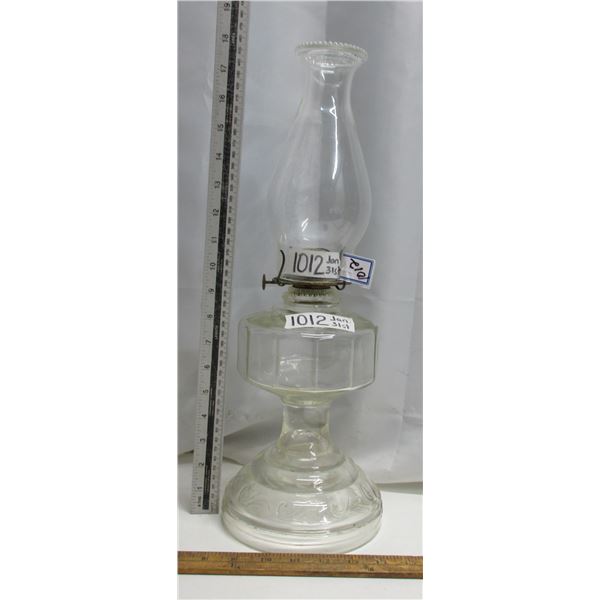 #2 Glass Coal Oil Lamp with Chimney