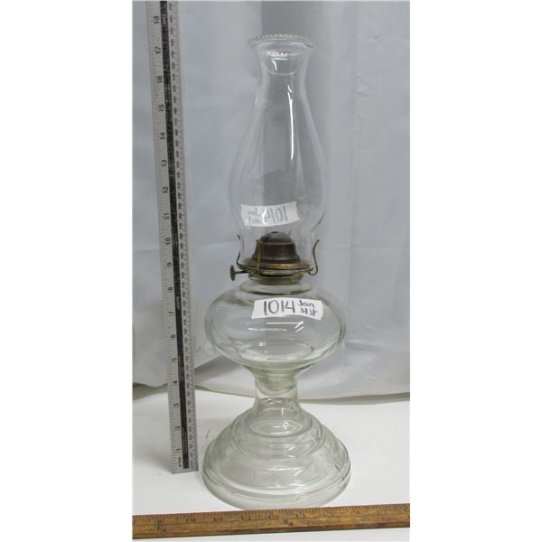 #2 Glass Coal Oil Lamp with Chimney
