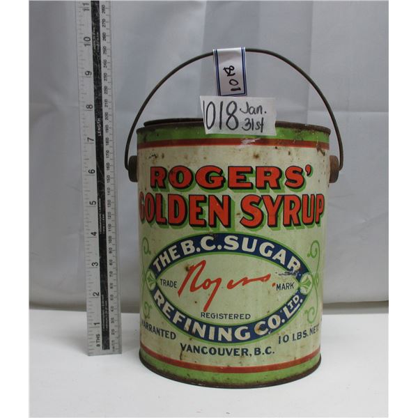 Early Vintage Rodgers Syrup Pail