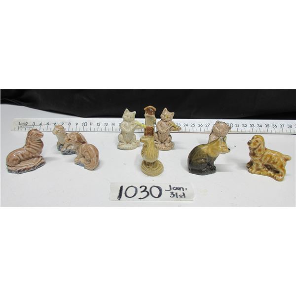10 Red Rose Tea Ornaments