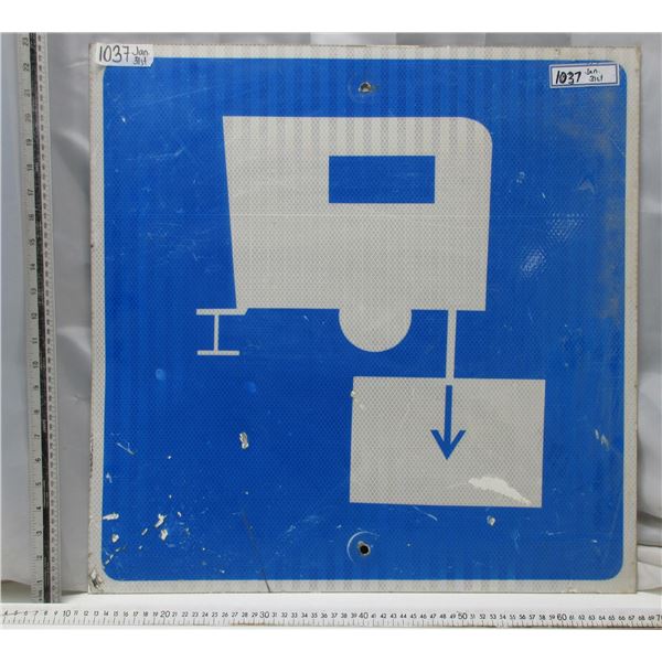 Trailer Dumpsite Highway Sign