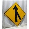 Image 2 : Merge Ahead Highway Sign
