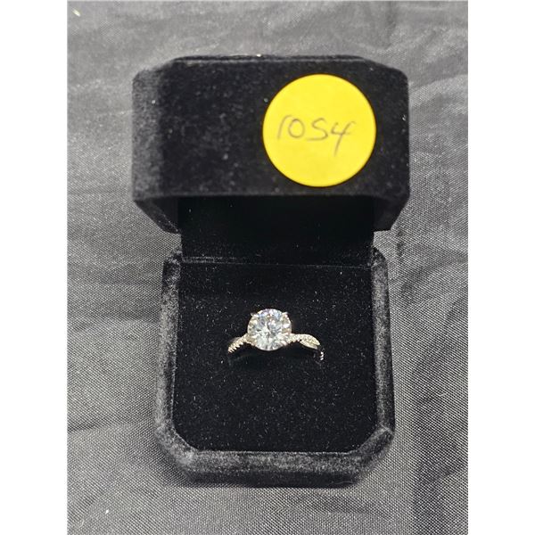 NEW 925S 3.0ct (CZ) Twist Ring