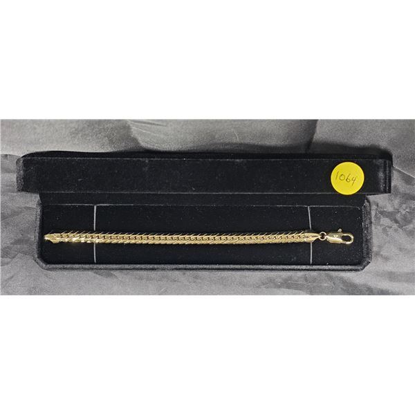 NEW 14K Gold Plated Serpentine Bracelet