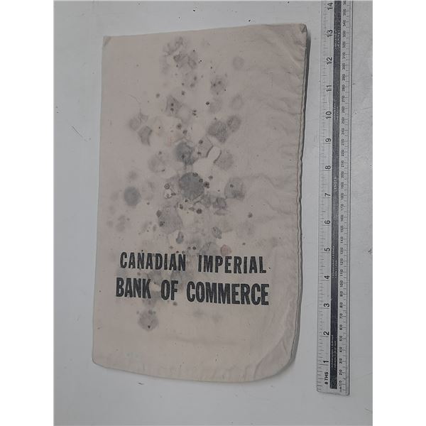 Canadian Imperial Bank of Commerce Bank Bag.