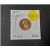 Image 1 : 1978 Double 8 Canadian Small Cent. MS63 Red. Scarce.