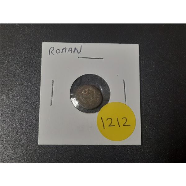 Ancient Roman copper coin. Unknown emperor but has the word VOTA on the reverse. Good.
