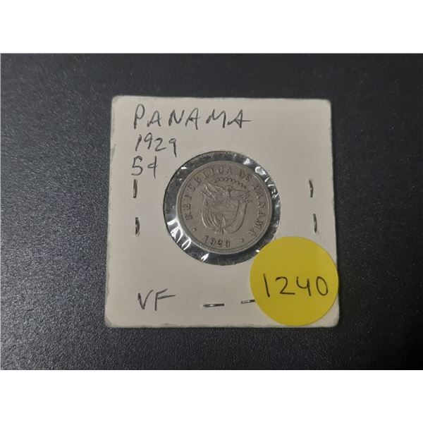 Panama. 1929 5 Cents. VF.